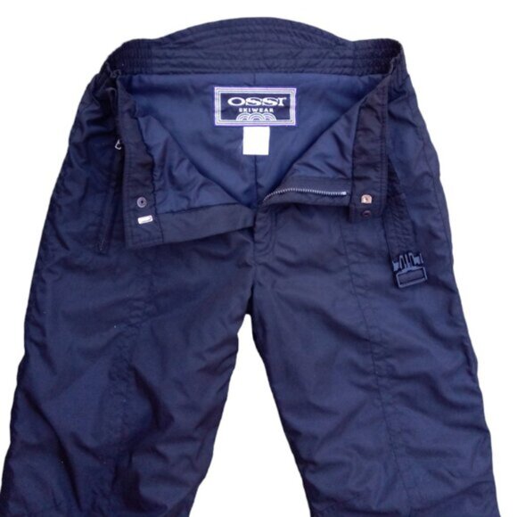 Ossi Skiwear vintage black ski pants sz 34 - Picture 5 of 15